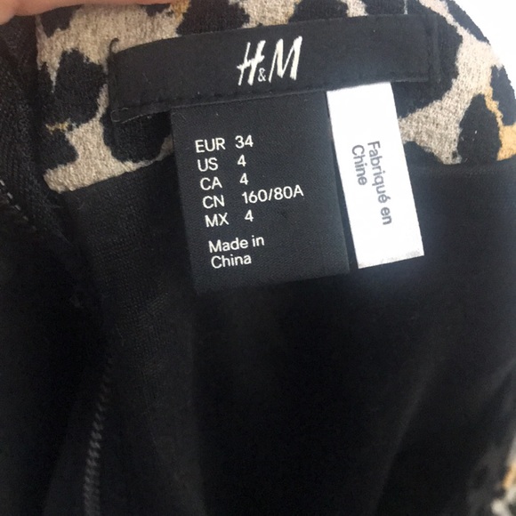 H&M BODYCON LEOPARD DRESS - Picture 9 of 9
